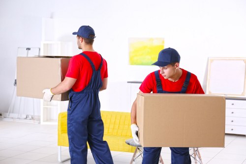 Local house removals team preparing a move in Aperfield