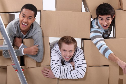 Commercial moving team planning a business relocation in Aperfield
