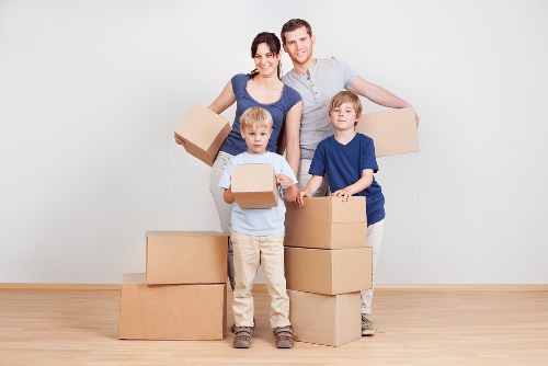 Packing and furniture handling during a house move in Aperfield
