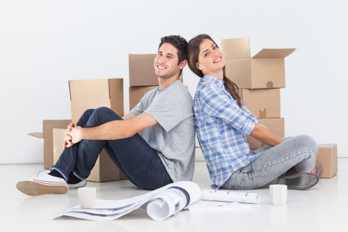 Family preparing essentials for moving day in Aperfield