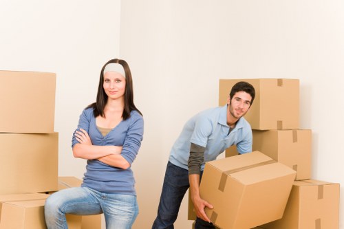 Van loading for a domestic or business move in Aperfield