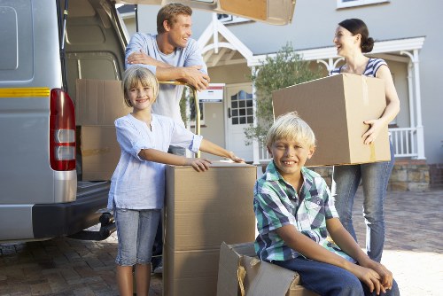 Packing and transporting office equipment for a move in Aperfield
