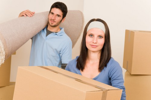 Safe transport and careful unloading in a man with van service