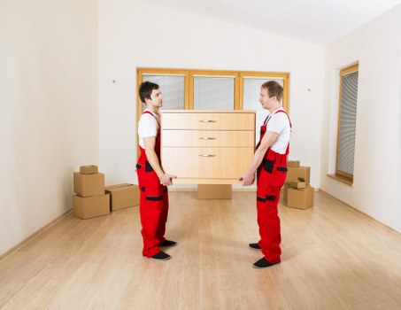 Packing and furniture protection for a move in Aperfield